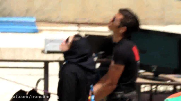مسابقات سنگنوردی ماده سرعت بانوان قزوین 7